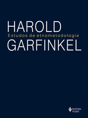 cover image of Estudos de etnometodologia